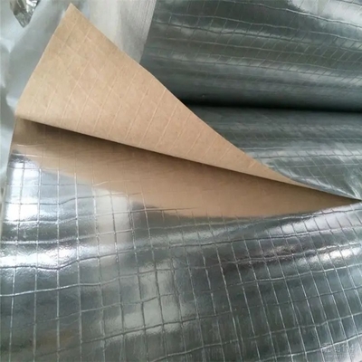 La HVAC adesiva della resina di gomma impermeabile di alluminio del nastro di 2 modi FSK ha rinforzato il nastro di Kraft della tela della stagnola