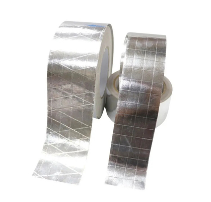 La HVAC adesiva della resina di gomma impermeabile di alluminio del nastro di 2 modi FSK ha rinforzato il nastro di Kraft della tela della stagnola
