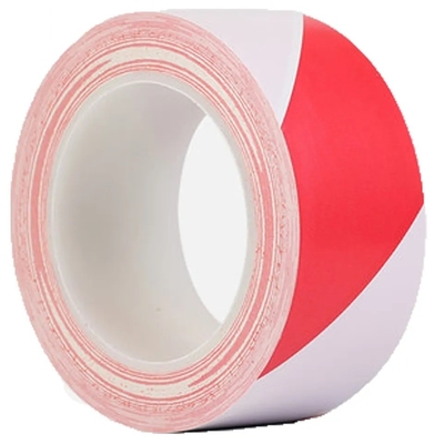 Sicurezza resistente bianca rossa del nastro del pavimento di doppio colore del nastro della marcatura del pavimento del vinile del PVC
