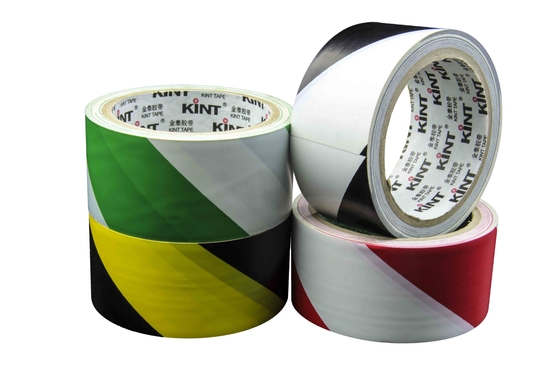 Bianco di verde di colore del nastro sotterraneo della marcatura del PVC del nastro della marcatura del pavimento del contrassegno di sicurezza doppio