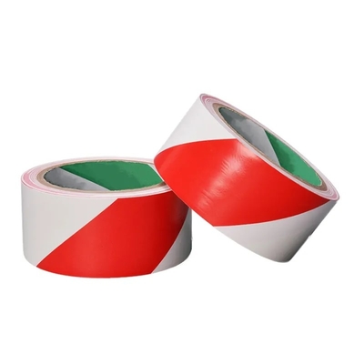Bianco di verde di colore del nastro sotterraneo della marcatura del PVC del nastro della marcatura del pavimento del contrassegno di sicurezza doppio