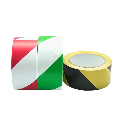 Bianco di verde di colore del nastro sotterraneo della marcatura del PVC del nastro della marcatura del pavimento del contrassegno di sicurezza doppio