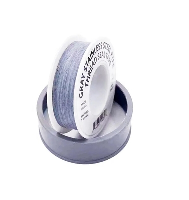 Nastro grigio 100% del nastro 19mm Ptfe della guarnizione del filo del teflon PTFE