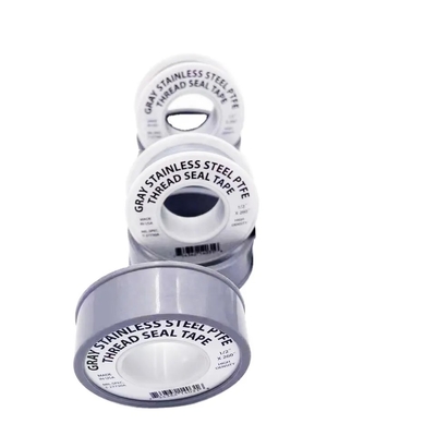 Nastro grigio 100% del nastro 19mm Ptfe della guarnizione del filo del teflon PTFE