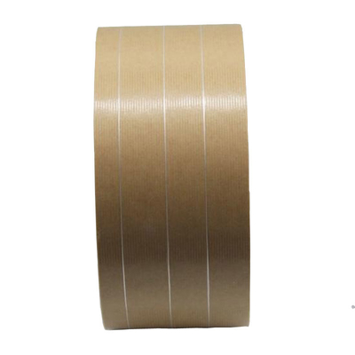 L'acqua di rinforzo ha attivato Kraft di nastro di carta con un filato di nylon di 3 fili