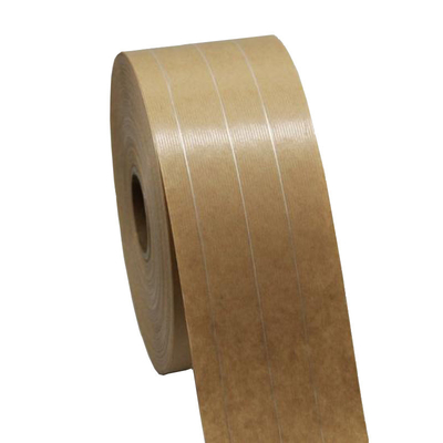 L'acqua di rinforzo ha attivato Kraft di nastro di carta con un filato di nylon di 3 fili