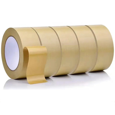 Nastro in carta Kraft Flatback personalizzato biodegradabile stampabile scrivibile autoadesivo non rinforzato