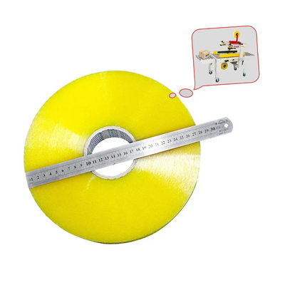 Colore trasparente resistente del limone di Bopp del nastro industriale su ordinazione dell'imballaggio