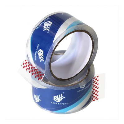 Cartone che sigilla il nastro d'imballaggio Crystal Clear Pressure Sensitive trasparente di BOPP