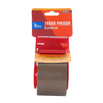 Nastro d'imballaggio del supermercato BOPP Brown con nastro adesivo d'imballaggio sensibile alla pressione della taglierina di nastro