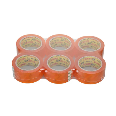 Nastro d'imballaggio a base d'acqua di sigillatura dorato del cartone del nastro stampato BOPP