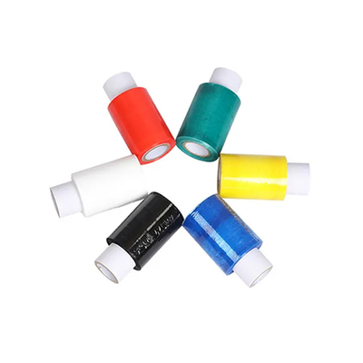 Involucro di plastica giallo colorato del film dell'involucro di allungamento di Mini Handheld LLDPE con l'erogatore delle maniglie