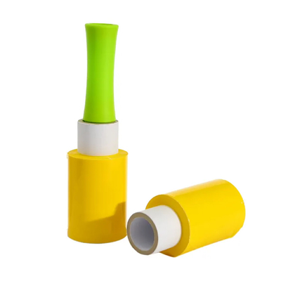 Involucro di plastica giallo colorato del film dell'involucro di allungamento di Mini Handheld LLDPE con l'erogatore delle maniglie