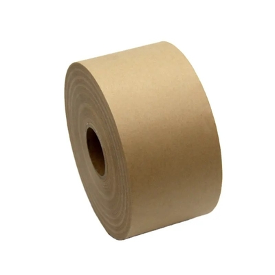 L'acqua bagnata amichevole di nastro di carta non di rinforzo di Brown Kraft Eco attivata ha gommato di nastro di carta