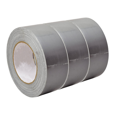 Il nastro di gomma sintetico resistente del caposquadra del tessuto impermeabilizza Duck Cloth Tape For Carpet d'argento