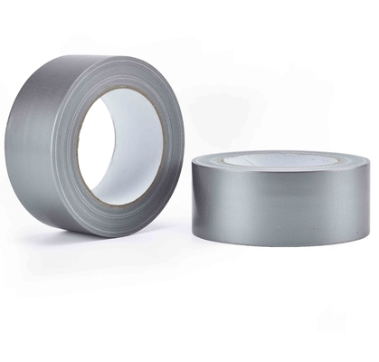 Il nastro di gomma sintetico resistente del caposquadra del tessuto impermeabilizza Duck Cloth Tape For Carpet d'argento