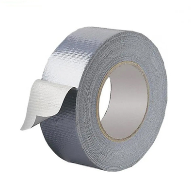 Il nastro di gomma sintetico resistente del caposquadra del tessuto impermeabilizza Duck Cloth Tape For Carpet d'argento