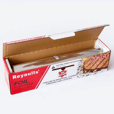 Cucina del commestibile che cucina il rotolo del di alluminio con la lama di plastica del metallo del supporto
