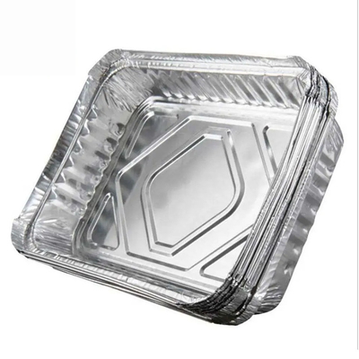 di alluminio medio Tray Disposable Aluminium Foil Take verso l'esterno i contenitori con il coperchio