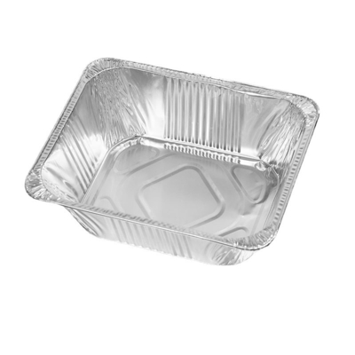 Contenitori di alimento resistenti del di alluminio Pan With Foil Lid asportabile profondo eliminabile