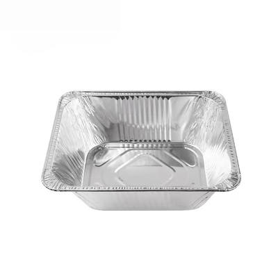 Contenitori di alimento resistenti del di alluminio Pan With Foil Lid asportabile profondo eliminabile