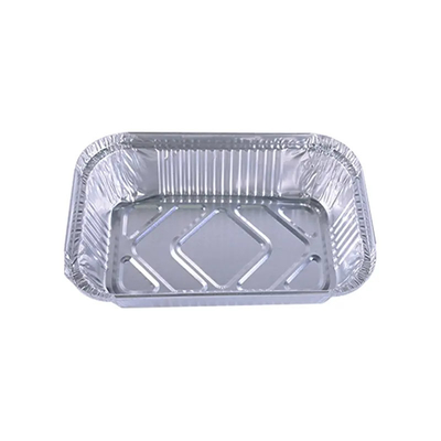 Contenitore da portar via di alluminio oblungo di alimento dei contenitori da 1 libbra 450ml con il coperchio