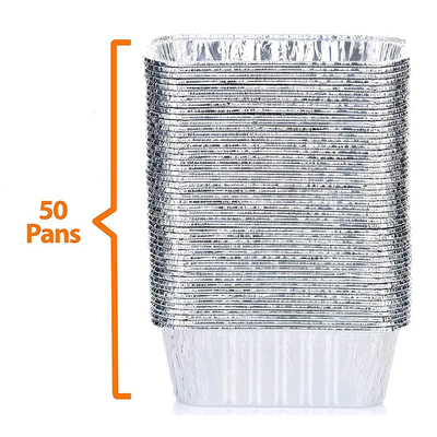 1LB stagnola del contenitore di alimento dei contenitori di alimento del di alluminio di abitudine 8342 450ml con il coperchio