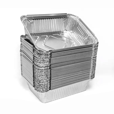 1LB stagnola del contenitore di alimento dei contenitori di alimento del di alluminio di abitudine 8342 450ml con il coperchio