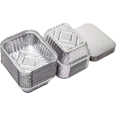 1LB stagnola del contenitore di alimento dei contenitori di alimento del di alluminio di abitudine 8342 450ml con il coperchio