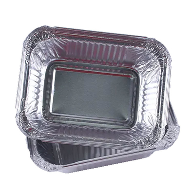 il piccolo alluminio 260ml porta via i contenitori che cuociono l'alimento eliminabile Tray With Lid del foglio di alluminio
