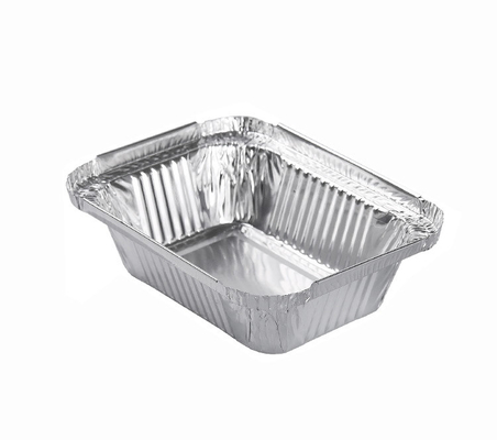 il piccolo alluminio 260ml porta via i contenitori che cuociono l'alimento eliminabile Tray With Lid del foglio di alluminio