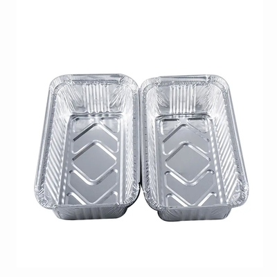 contenitore eliminabile di alluminio di imballaggio alimentare da portar via dei contenitori di alimento del di alluminio 550ml con il coperchio