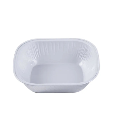 contenitori d'approvvigionamento dell'alimento rivestito in volo eliminabile di linea aerea dei contenitori di alimento del di alluminio 250ml con i coperchi