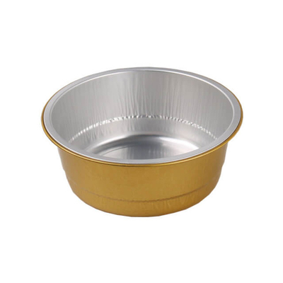 Contenitori per alimenti in alluminio colorato da 450 ml Pirottini per budino usa e getta Smoothwall con coperchio