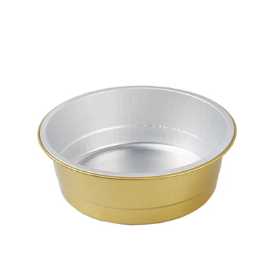 Contenitori per alimenti in alluminio colorato da 450 ml Pirottini per budino usa e getta Smoothwall con coperchio