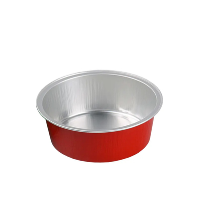 contenitori di alimento eliminabili del di alluminio 150ml intorno al coperchio variopinto di Mini Cupcake Baking Cups With