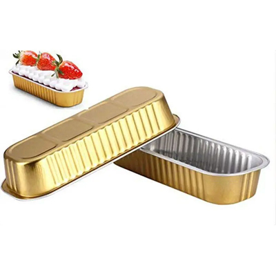 200ml Mini Loaf Aluminium Takeaway Box che cuoce i grandi contenitori della stagnola
