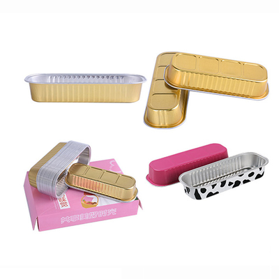 200ml Mini Loaf Aluminium Takeaway Box che cuoce i grandi contenitori della stagnola